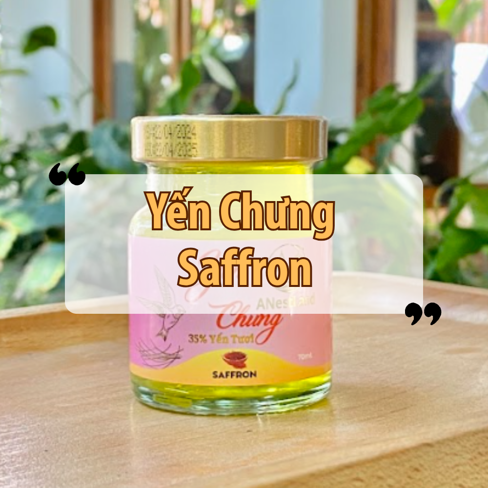 Yến Chưng Saffron Anestland – Dịu Dàng Cho Phái Nữ, Vừa Chăm Da Vừa Ngủ Ngon