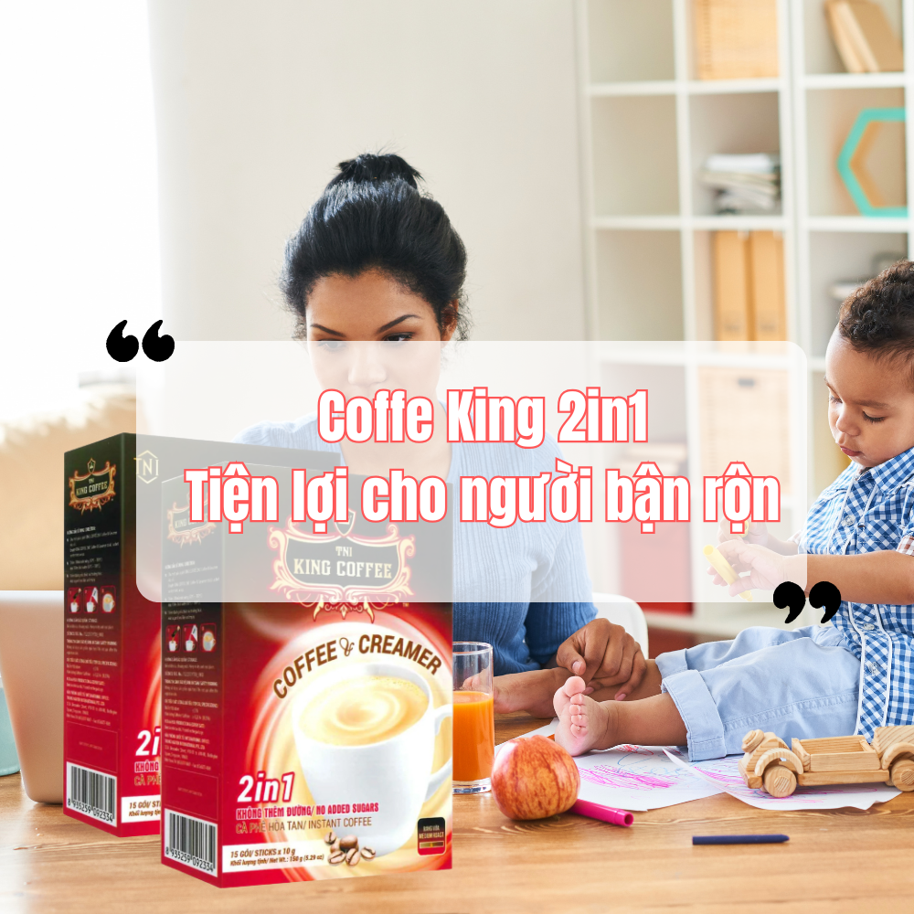 Coffee King 2in1- Tiện Lợi Cho Người Bận Rộn