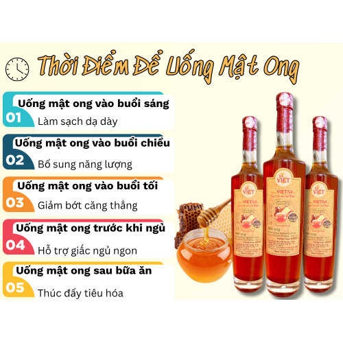 6.5. Uống mật ong sau bữa ăn