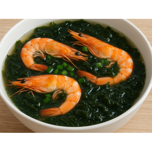 2.1. Canh rong mứt nấu tôm