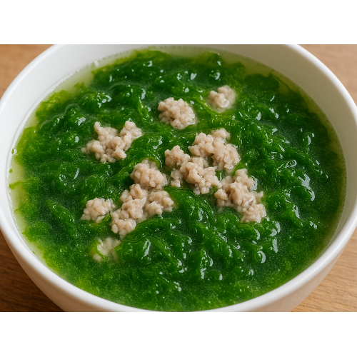 2.2. Canh rong mứt thịt bằm